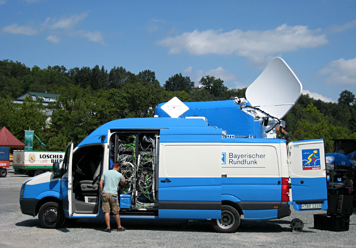 Ü-Wagen des Bayrischen Rundfunks